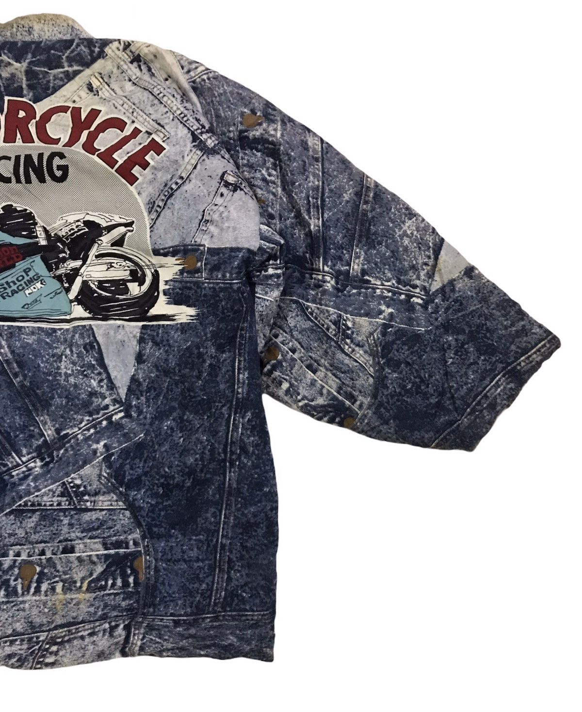 Japanese Brand 🇯🇵 Exclusive Distressed Kimono Jeans and Racing Inspired Size US M / EU 48-50 / 2 - 8 Thumbnail