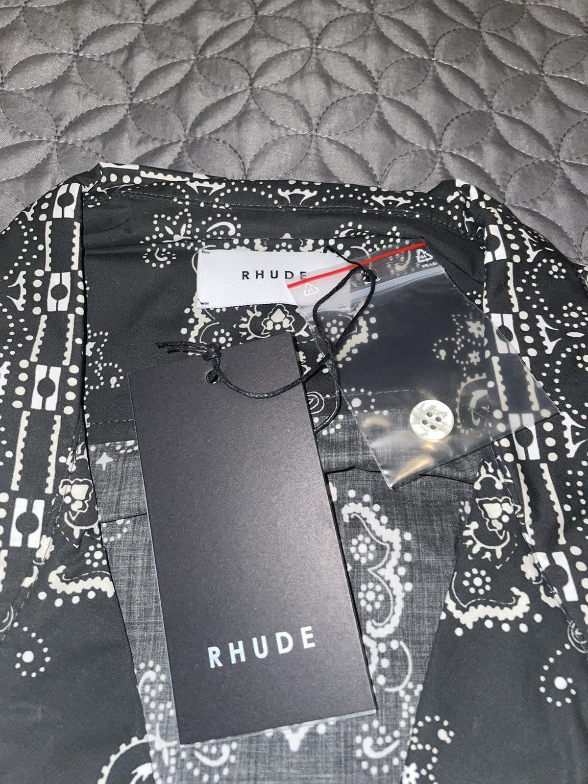Rhude Rhude Bandana Western Pajama Shirt Size US L / EU 52-54 / 3 - 9 Thumbnail