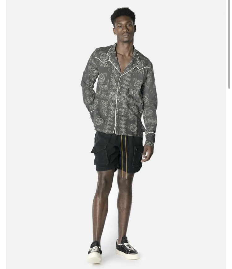 Rhude Rhude Bandana Western Pajama Shirt Size US L / EU 52-54 / 3 - 4 Thumbnail