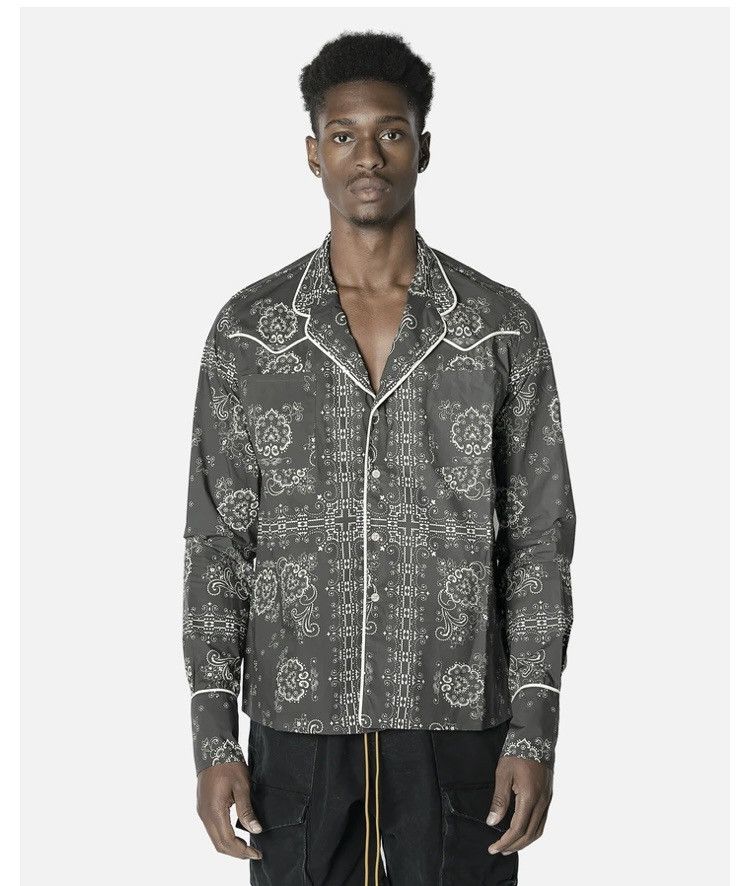 Rhude Rhude Bandana Western Pajama Shirt Size US L / EU 52-54 / 3 - 1 Thumbnail