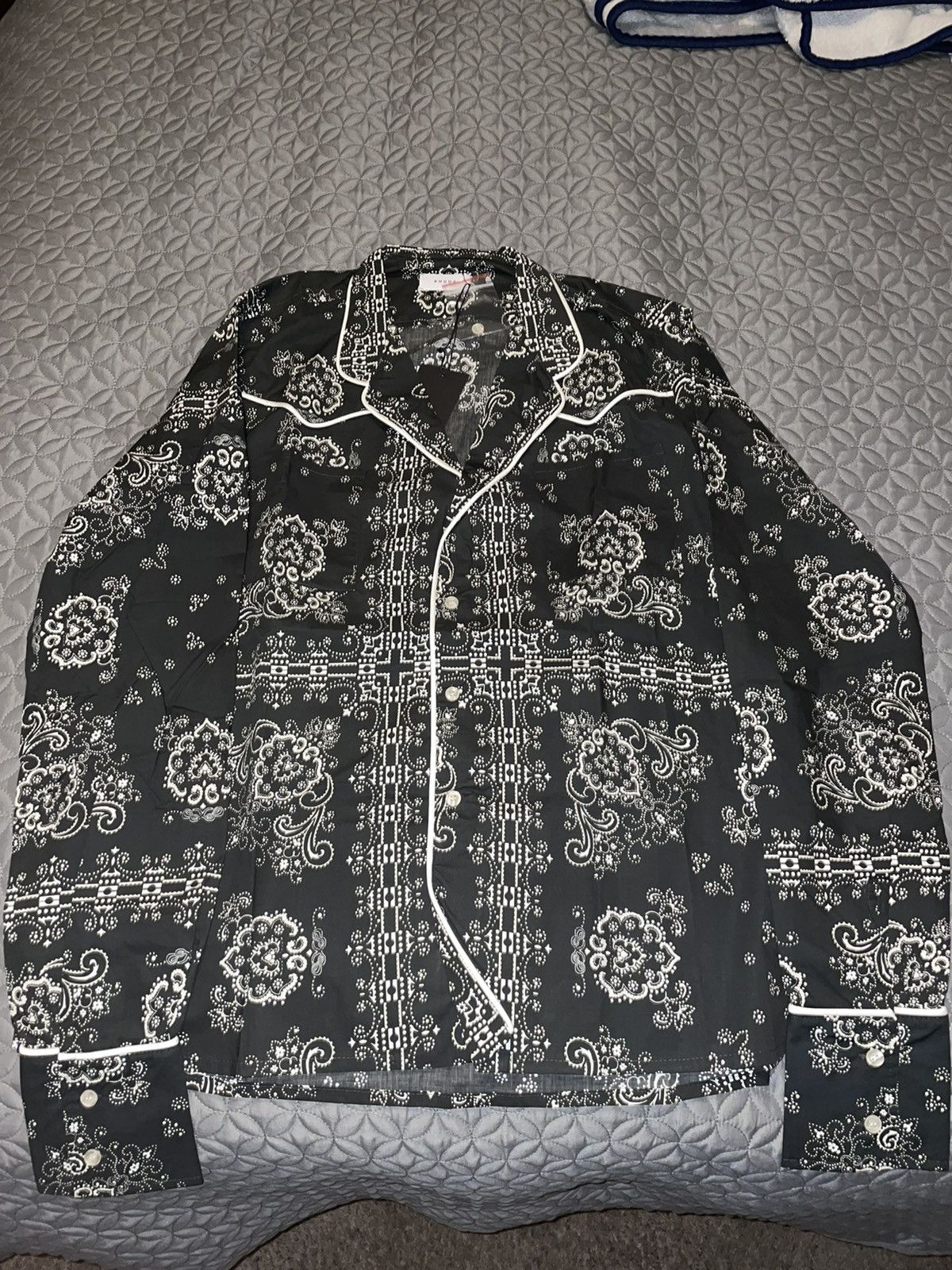 Rhude Rhude Bandana Western Pajama Shirt Size US L / EU 52-54 / 3 - 7 Thumbnail