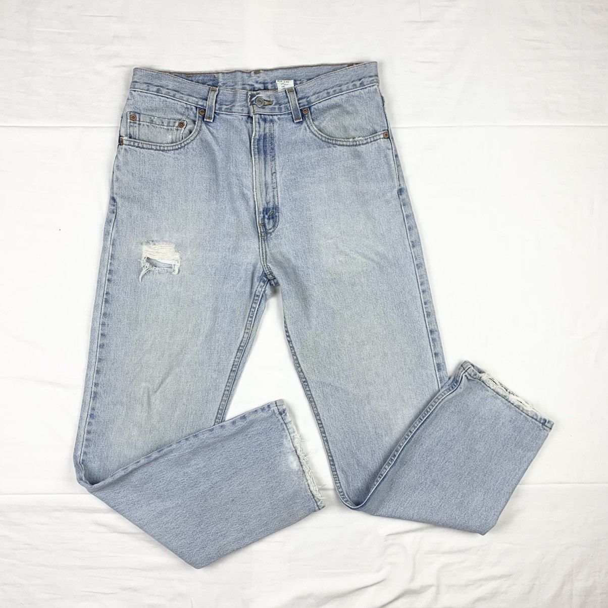 Levi's Vintage Levis 505 Regular Fit Straight Leg Jeans Made in USA Size US 34 / EU 50 - 1 Thumbnail