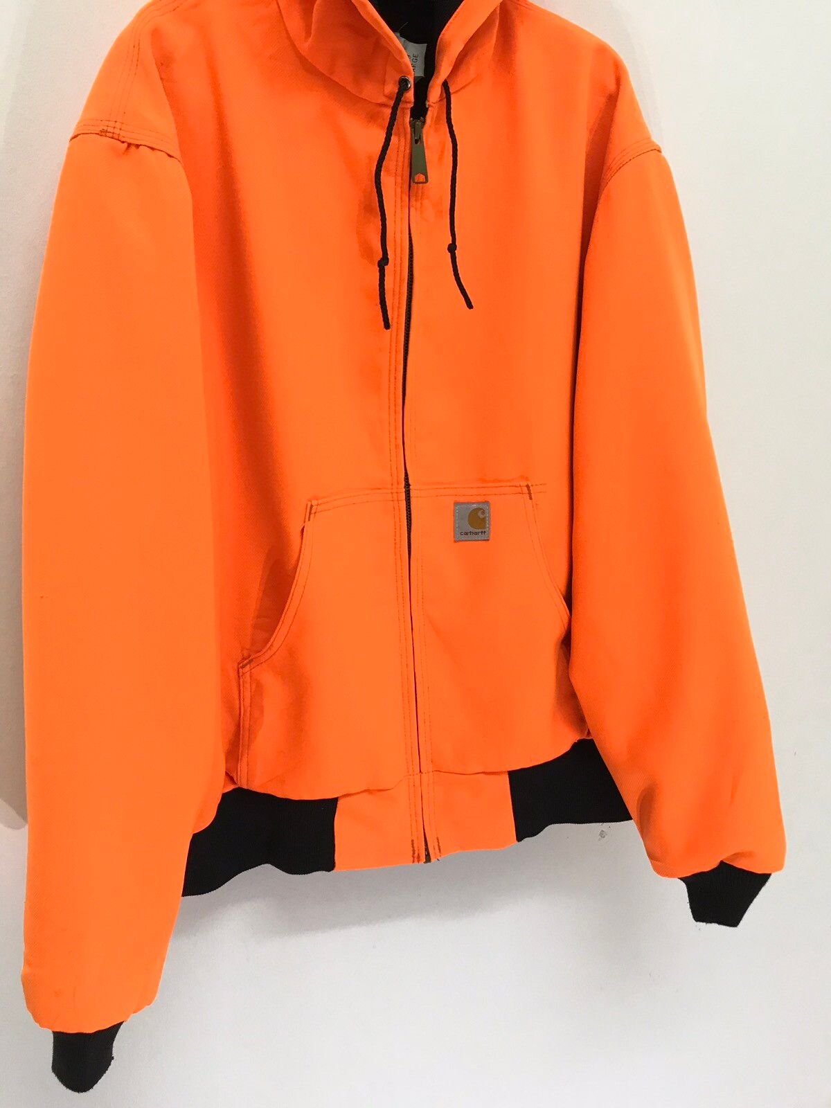 Carhartt Made in USA Carhartt Jacket Neon Orange Very Bright Colour Size US XL / EU 56 / 4 - 2 Preview