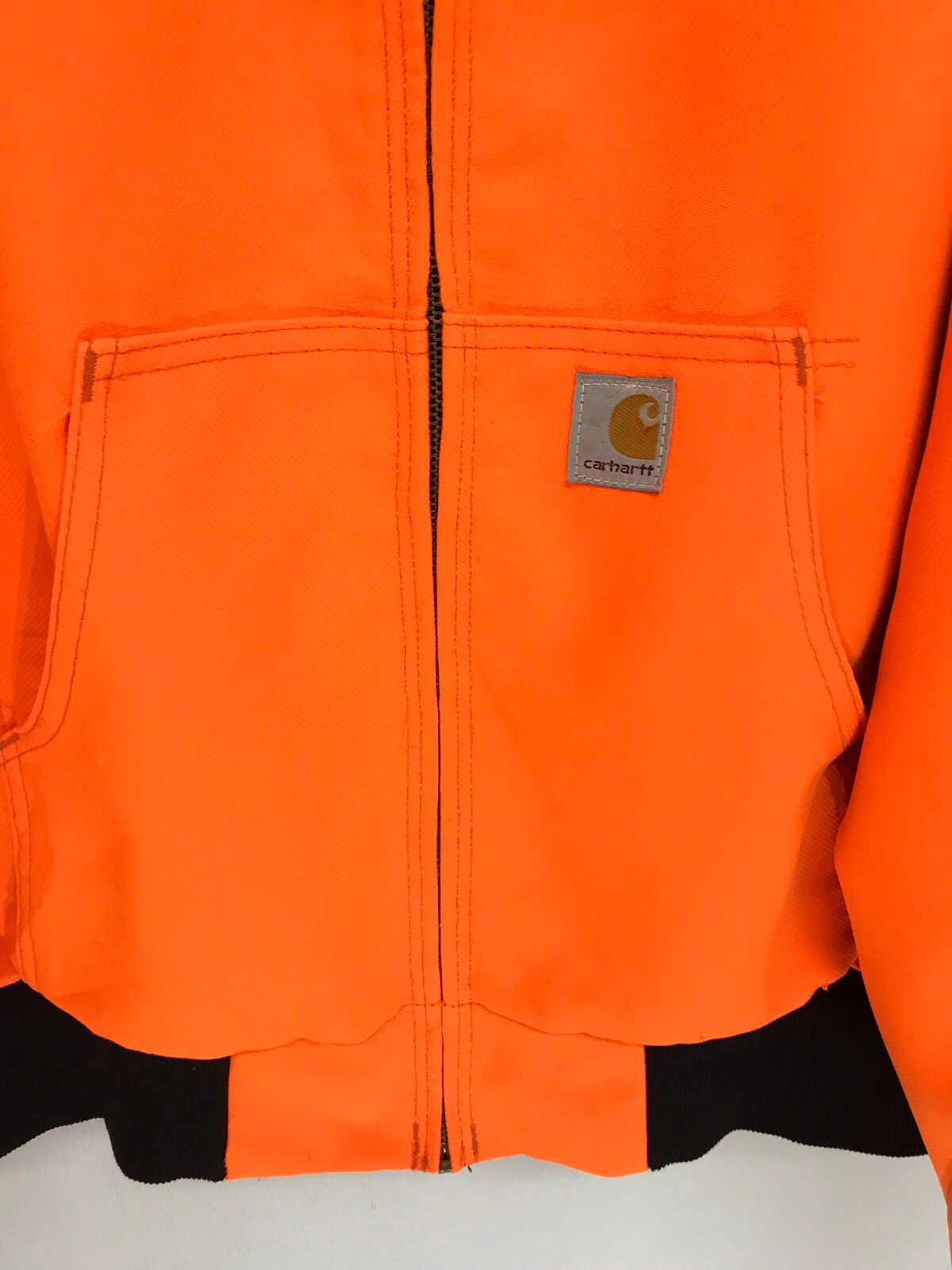 Carhartt Made in USA Carhartt Jacket Neon Orange Very Bright Colour Size US XL / EU 56 / 4 - 3 Thumbnail