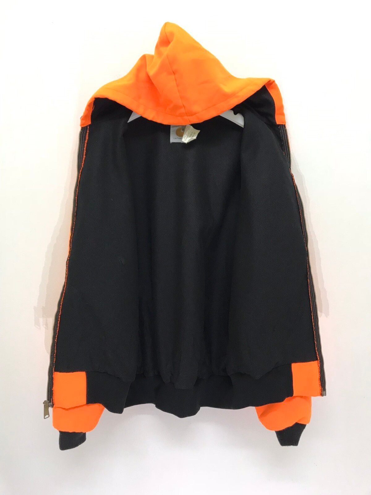 Carhartt Made in USA Carhartt Jacket Neon Orange Very Bright Colour Size US XL / EU 56 / 4 - 5 Thumbnail