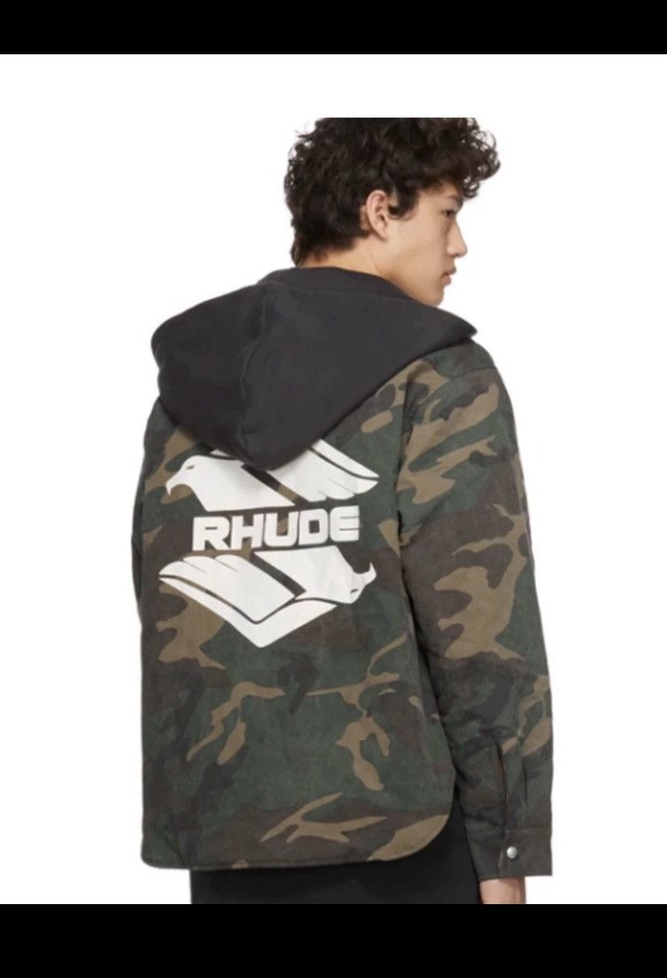 Rhude Rhude camo hooded jacket jeans pants size S Grailed