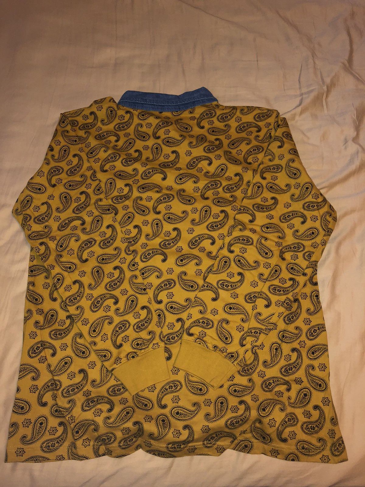 Stussy Stussy denim collar paisley shirt Size US XL / EU 56 / 4 - 2 Thumbnail
