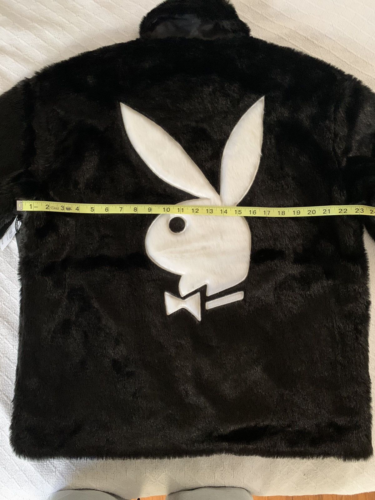 Pacsun x playboy faux fur coach jacket clearance