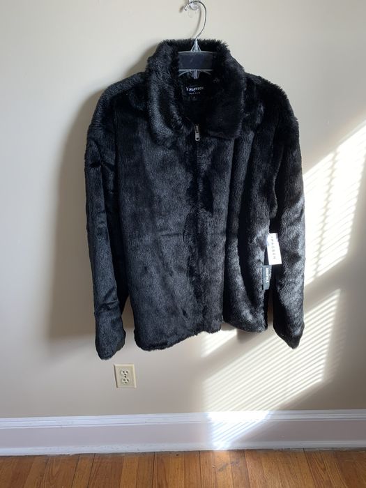 Pacsun x playboy on sale faux fur coach jacket