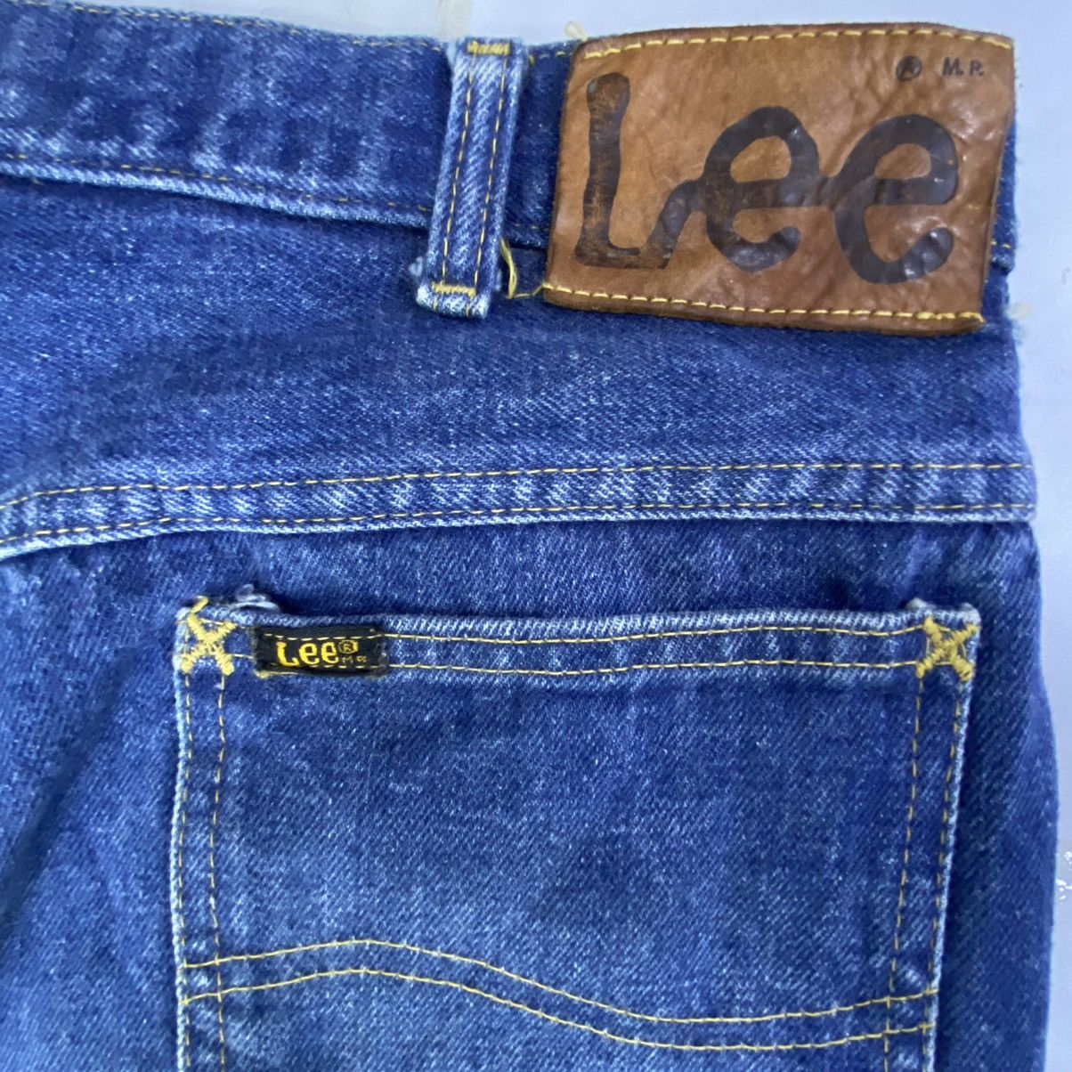 Lee × Vintage Vintage Lee Raiders Bell Bottom Size US 33 - 9 Thumbnail