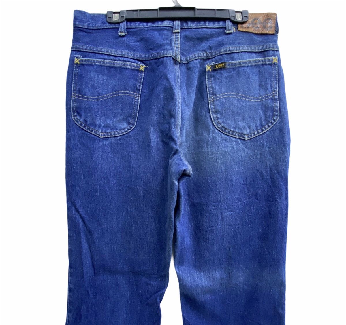 Lee × Vintage Vintage Lee Raiders Bell Bottom Size US 33 - 4 Thumbnail