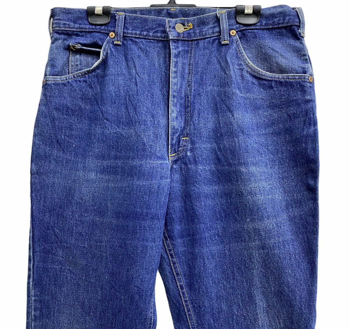 Lee × Vintage Vintage Lee Raiders Bell Bottom Size US 33 - 3 Thumbnail