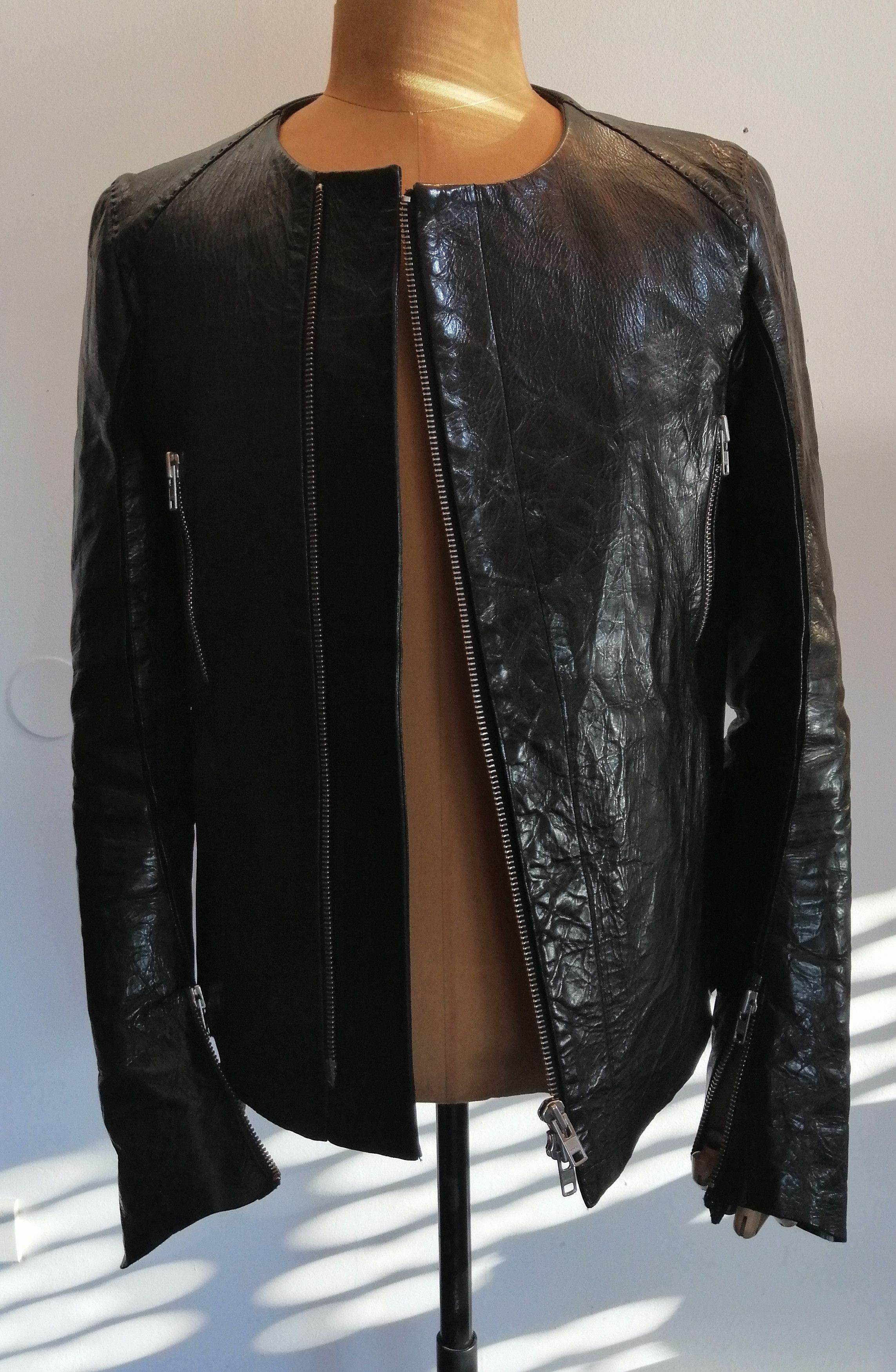 Yohan Serfaty longarm leather jacket - レザージャケット