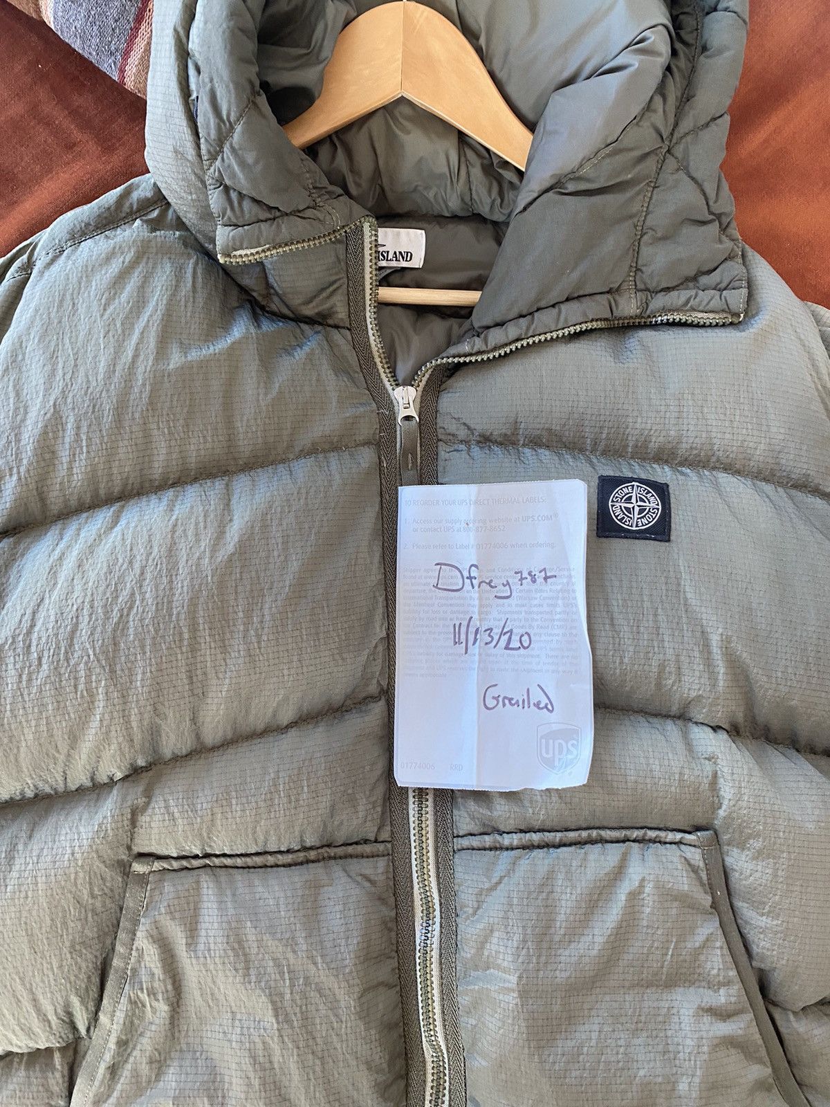 Stone Island Ripstop Nylon watro Down Jacket Size US L / EU 52-54 / 3 - 1 Thumbnail