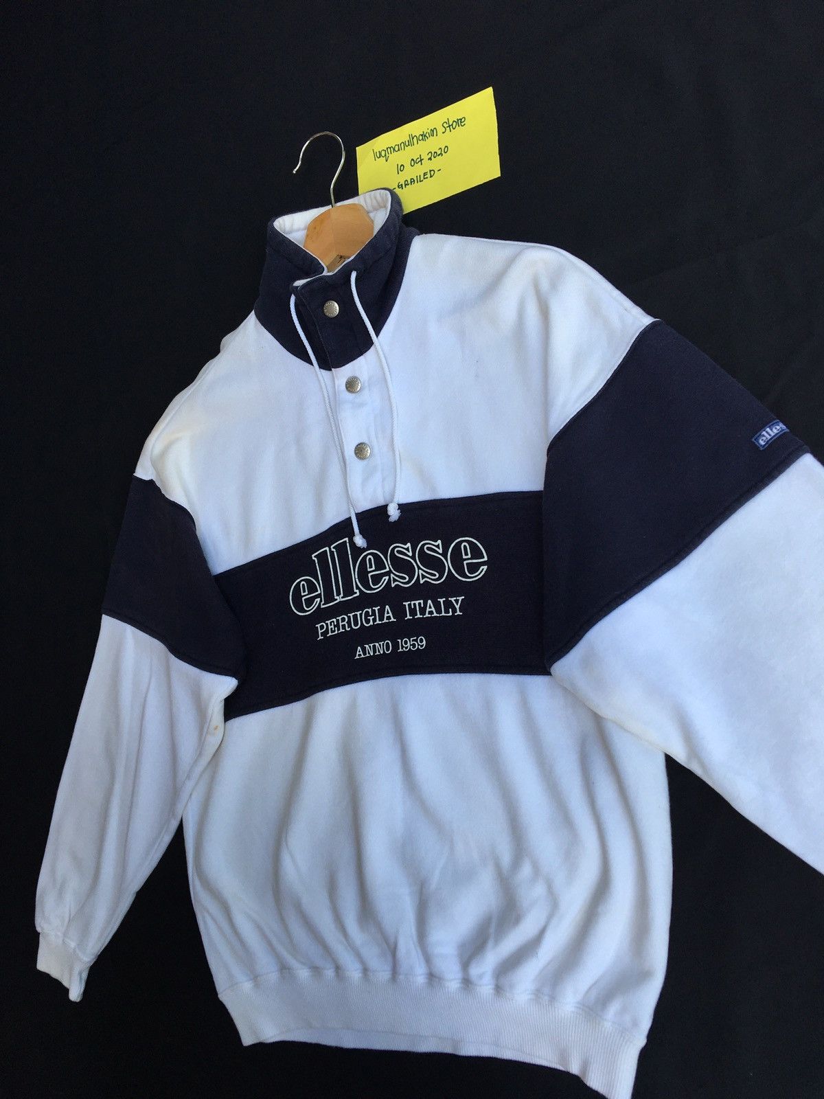 Ellesse Vintage Ellesse Perugia Italy Spellout Sweatshirt Size US L / EU 52-54 / 3 - 4 Thumbnail