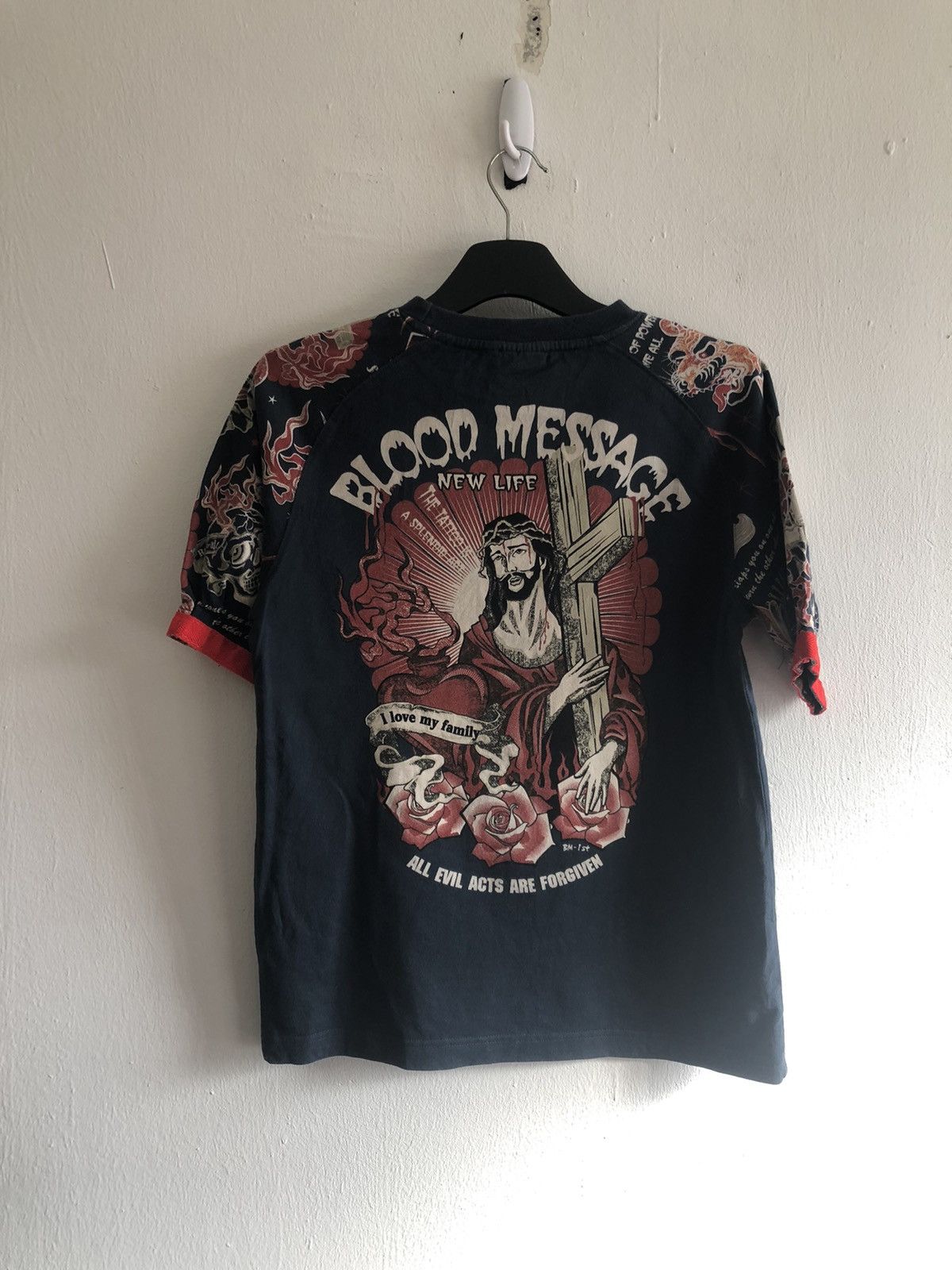 Tedman TEDMAN T Shirt Blood Message Jesus Size US S / EU 44-46 / 1 - 1 Thumbnail