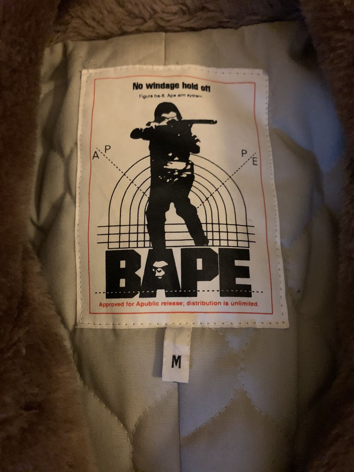 Bape A Bathing Ape - Faux Fur Peacoat Size US M / EU 48-50 / 2 - 3 Thumbnail