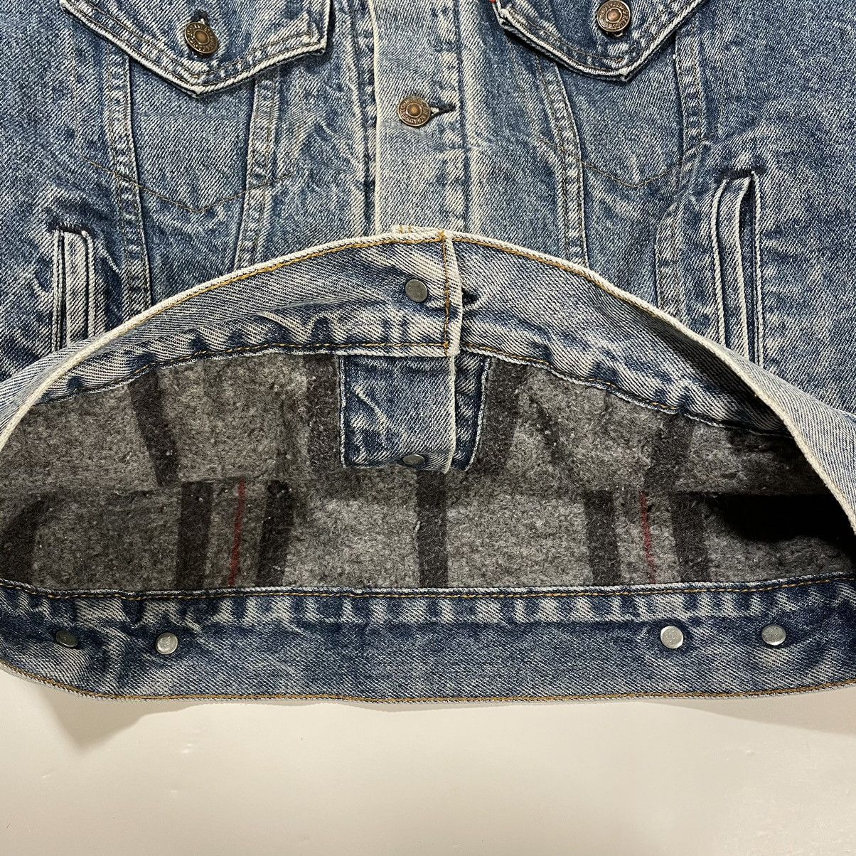 Levi's × Vintage Vintage Levi’s Blanket Lined Denim Jacket Size US S / EU 44-46 / 1 - 2 Thumbnail