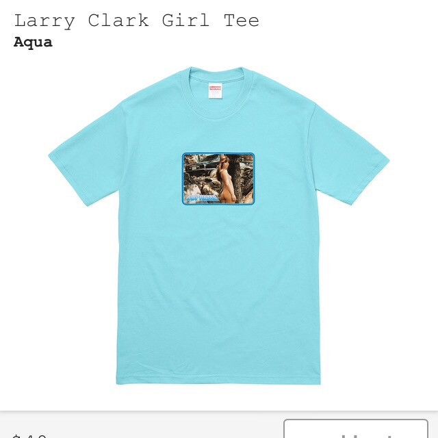 Supreme [RARE] Supreme Larry Clark Girl Tee | Grailed