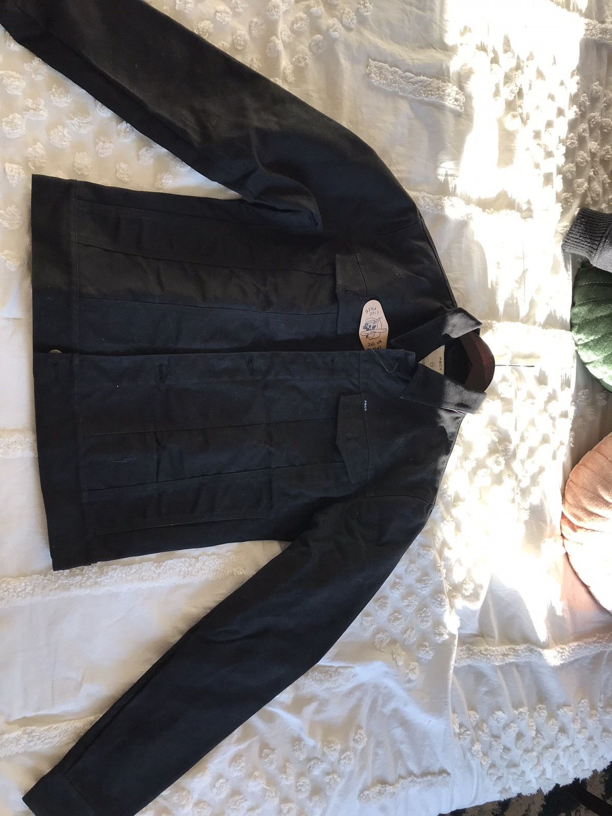 P&Co Wayfare waxed black canvas jacket Size US XS / EU 42 / 0 - 2 Thumbnail