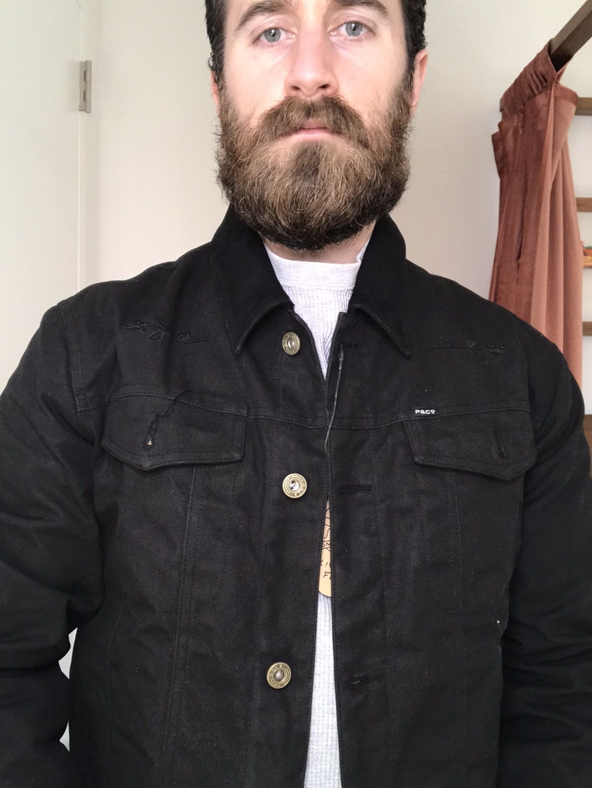 P&Co Wayfare waxed black canvas jacket Size US XS / EU 42 / 0 - 5 Thumbnail