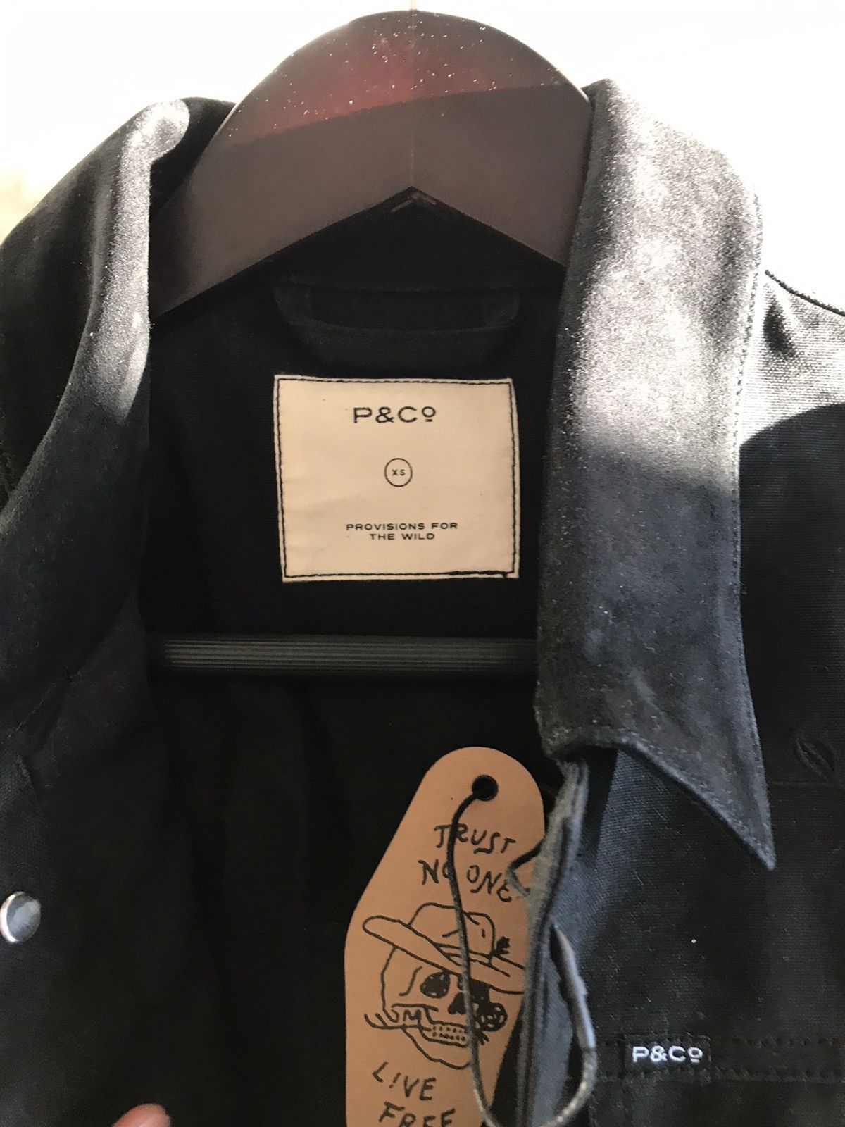 P&Co Wayfare waxed black canvas jacket Size US XS / EU 42 / 0 - 4 Thumbnail