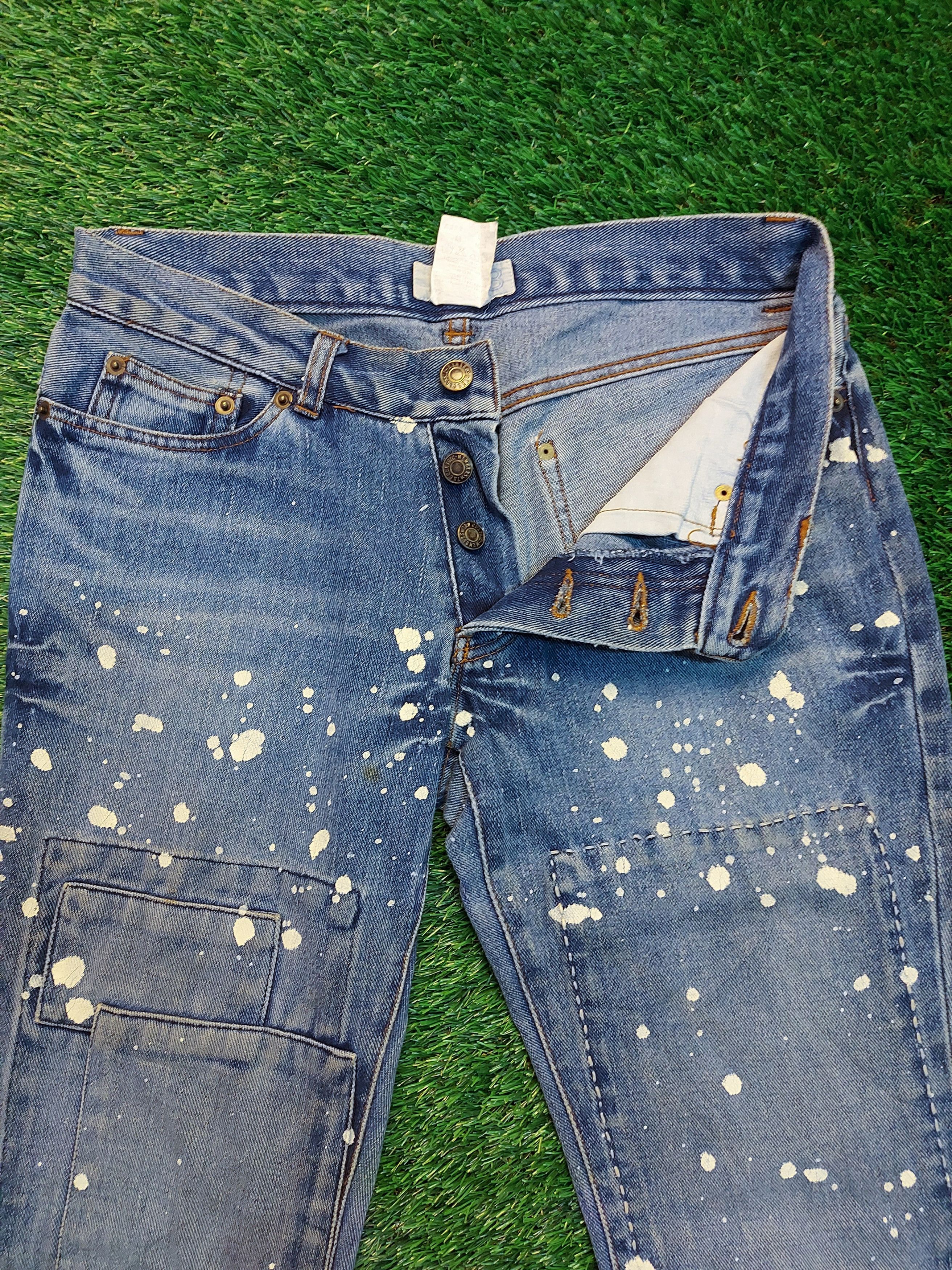 Other (J212) 18th - splash paint boro design Size US 30 / EU 46 - 9 Thumbnail