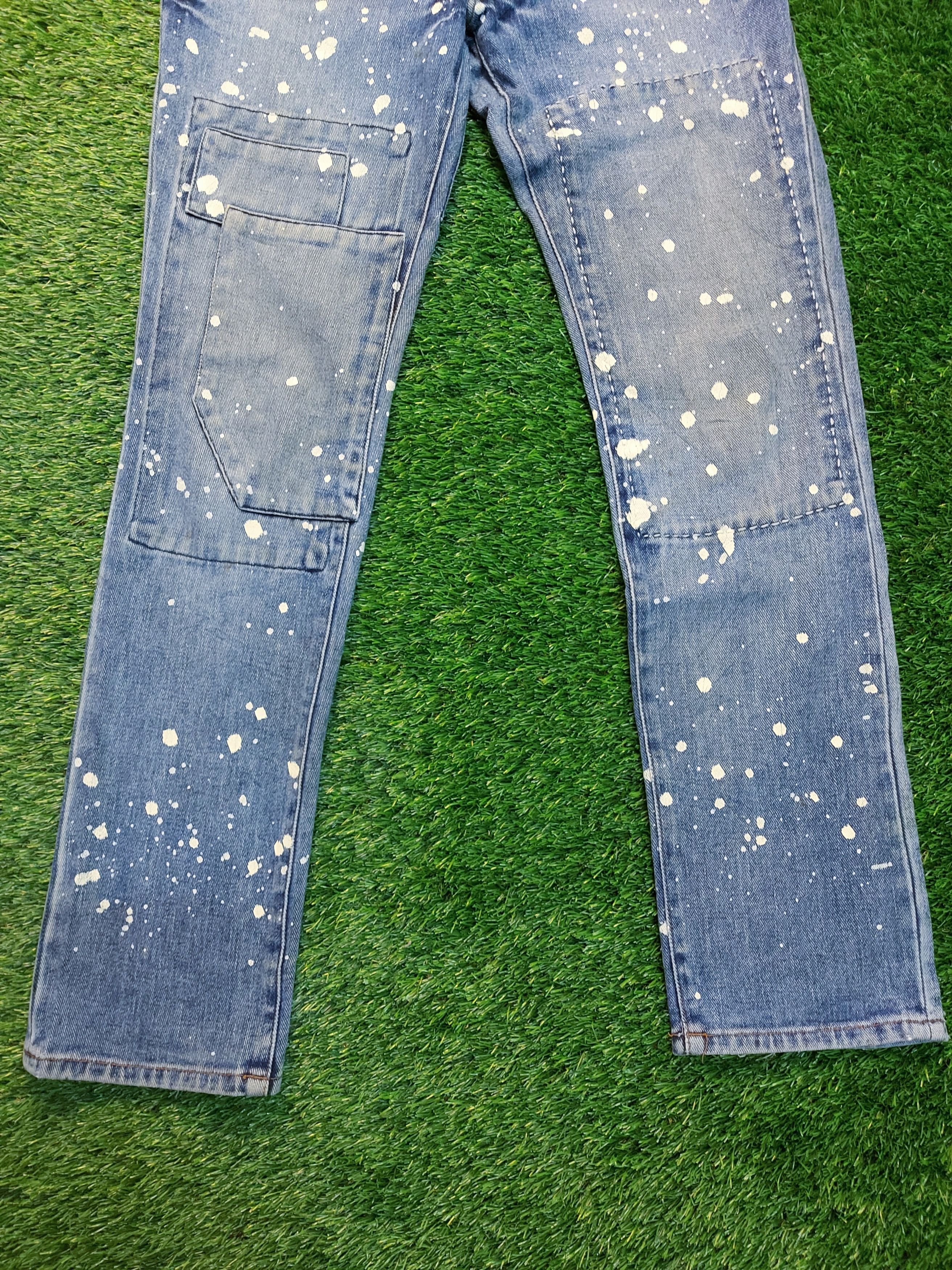 Other (J212) 18th - splash paint boro design Size US 30 / EU 46 - 3 Thumbnail