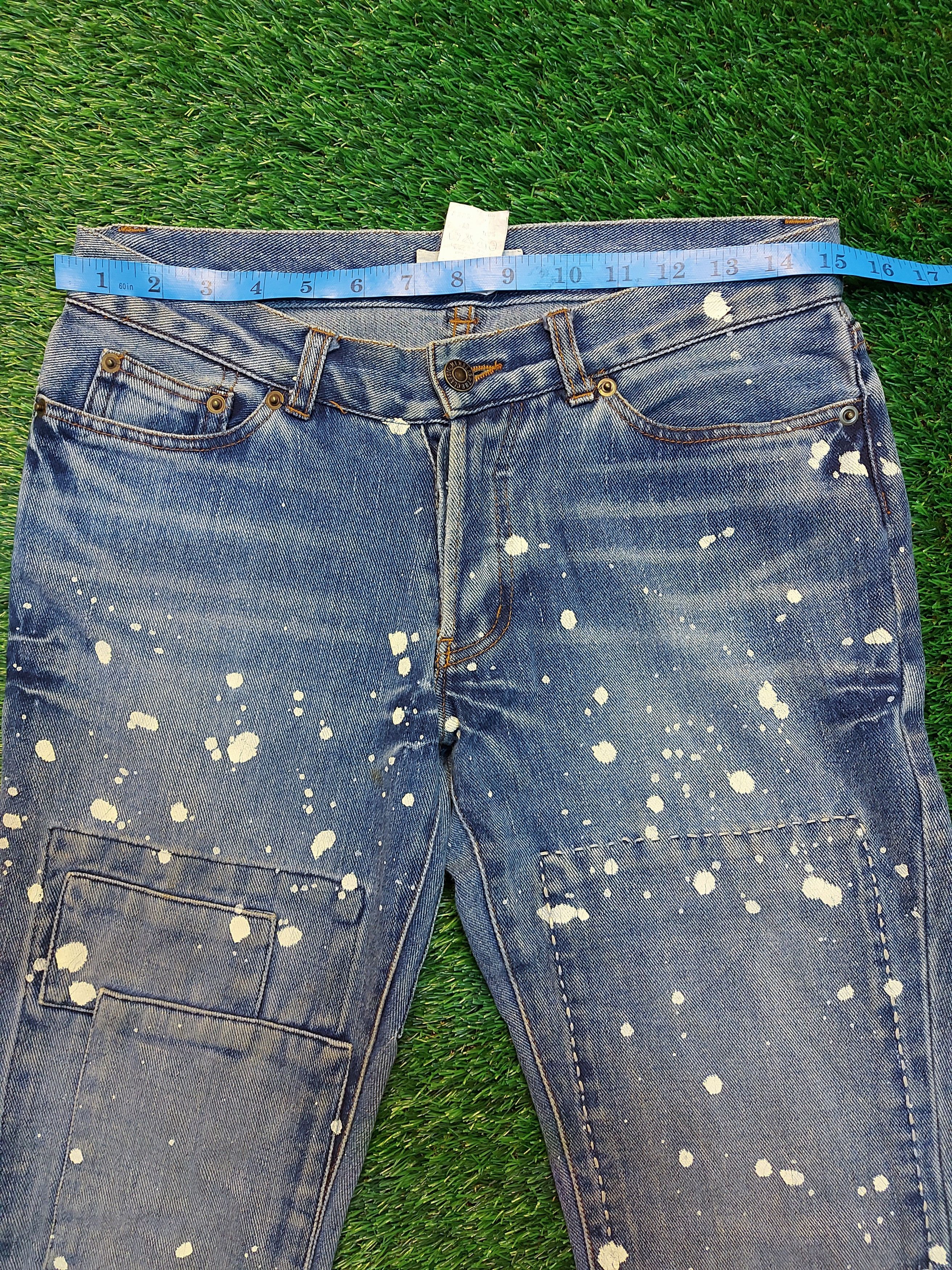 Other (J212) 18th - splash paint boro design Size US 30 / EU 46 - 4 Thumbnail