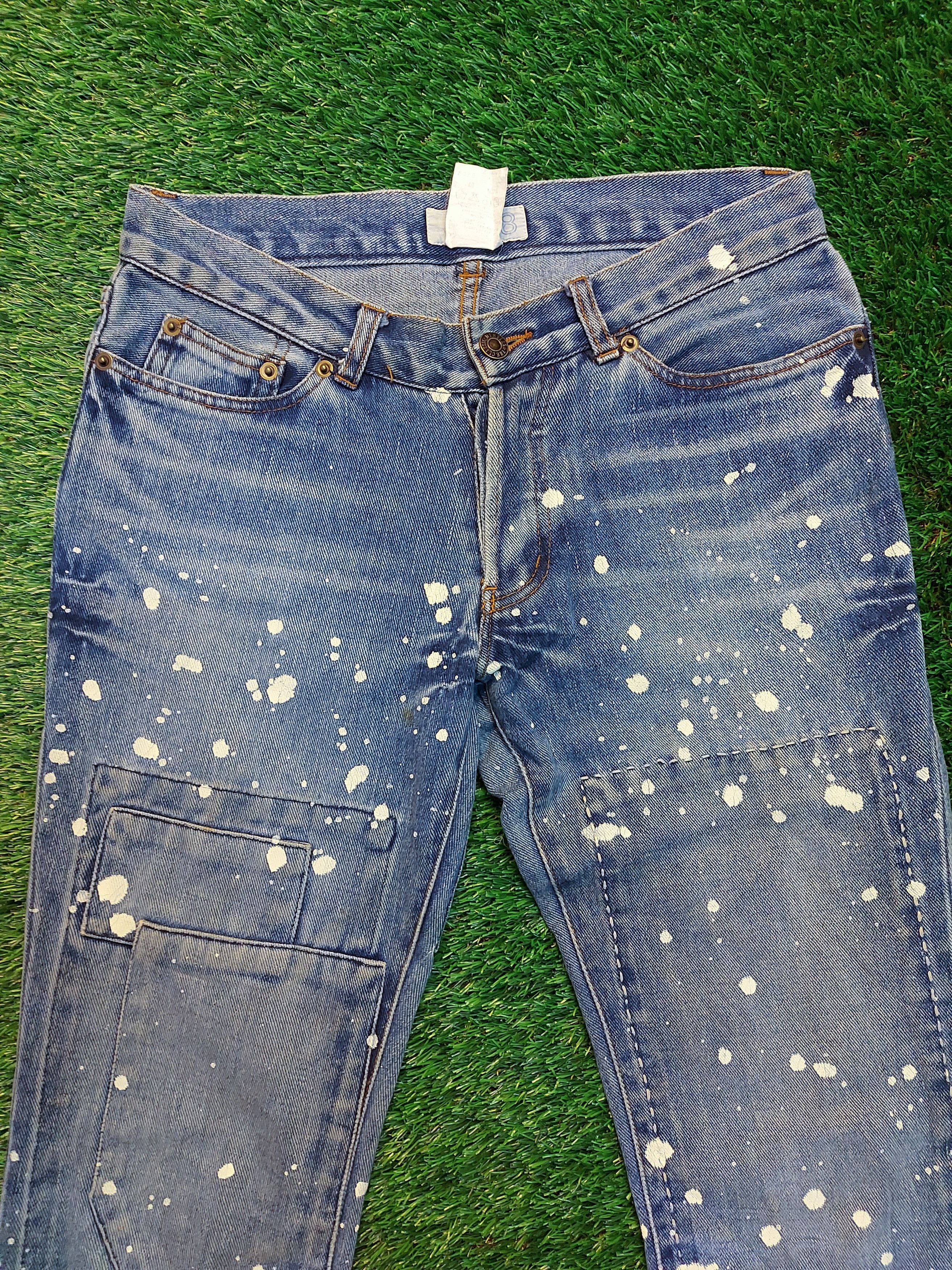 Other (J212) 18th - splash paint boro design Size US 30 / EU 46 - 2 Thumbnail
