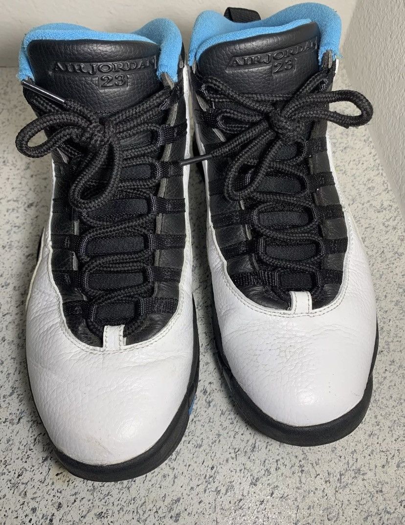Jordan Brand Air Jordan 10 Retro 2014 Powder Blue 2014 Size US 10 / EU 43 - 3 Thumbnail