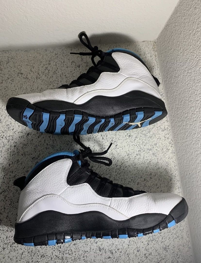 Jordan Brand Air Jordan 10 Retro 2014 Powder Blue 2014 Size US 10 / EU 43 - 2 Thumbnail