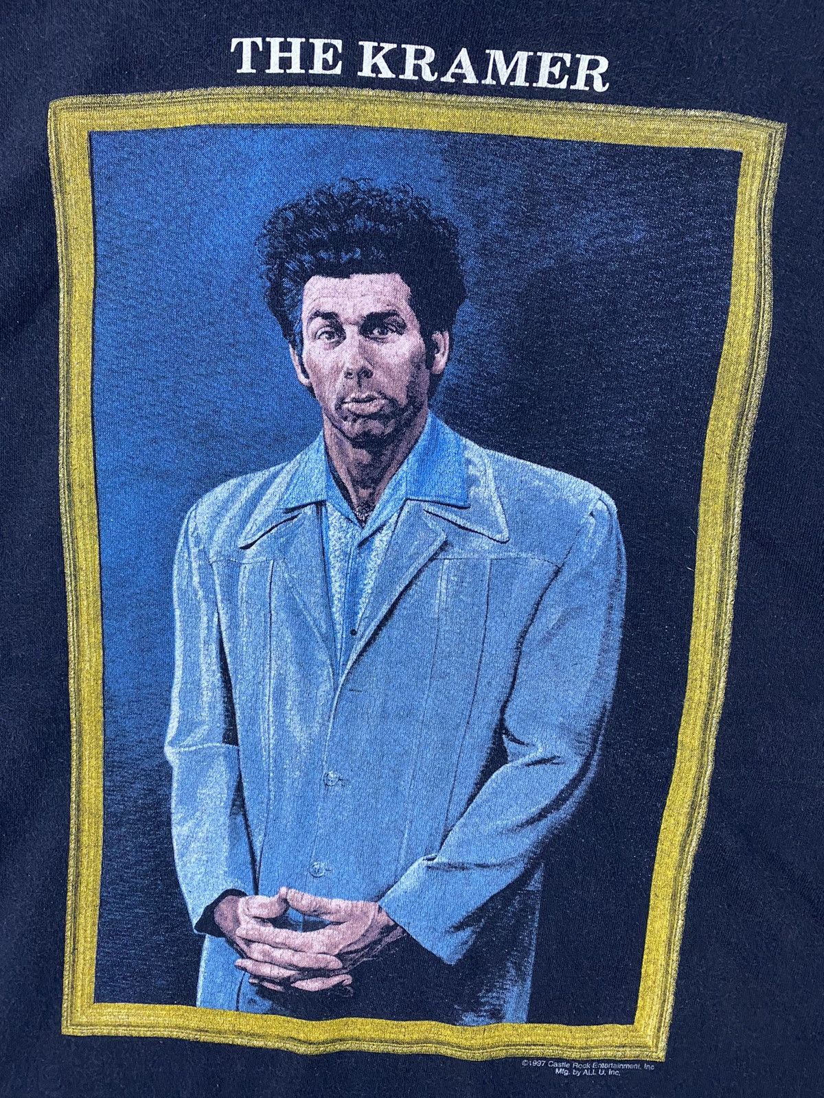 Vintage vintage 1997 seinfeld the kramer rare nice design t-shirts Size US XL / EU 56 / 4 - 3 Thumbnail