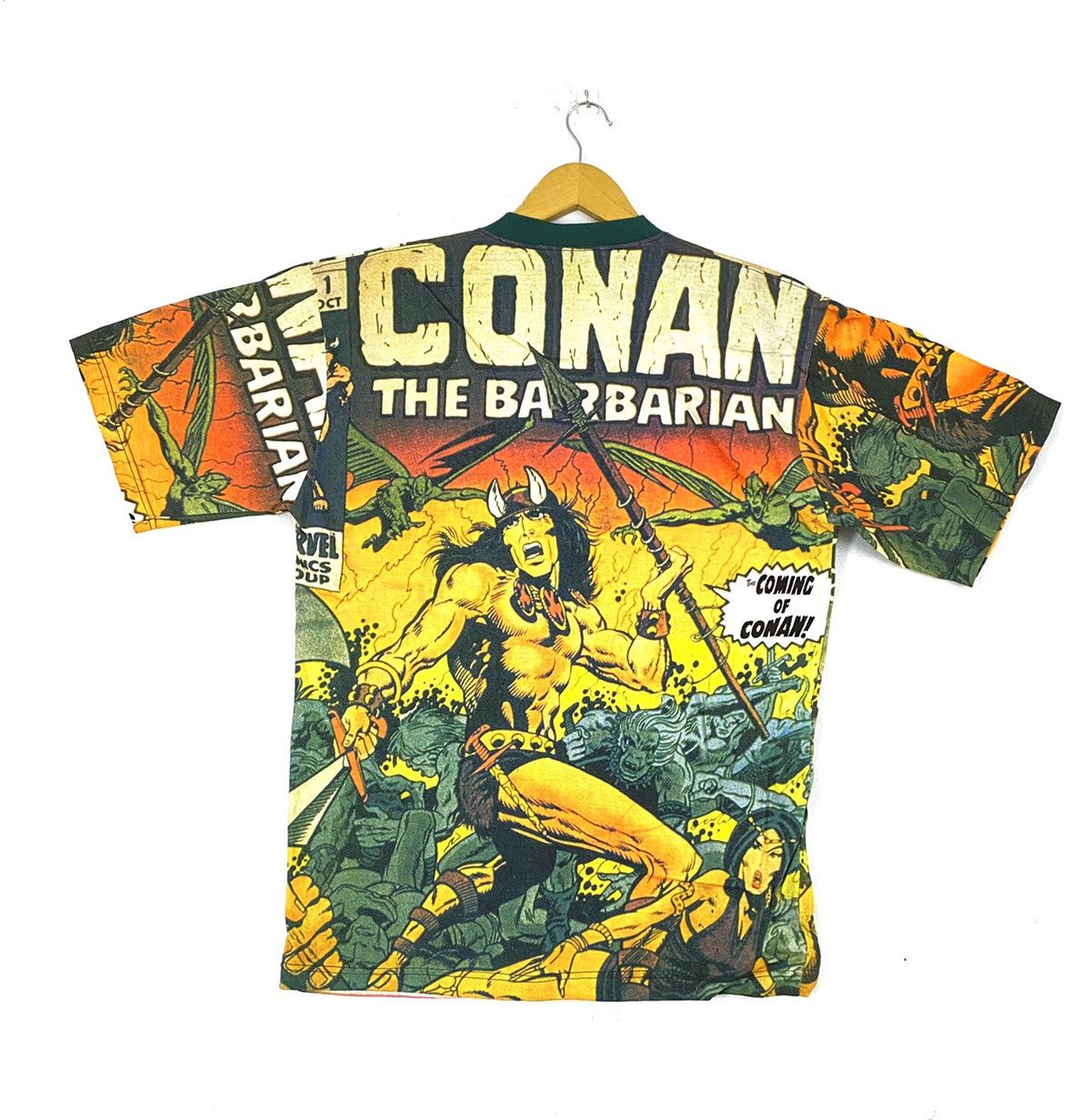 Cartoon Network vintage 90s conan the barbarian fullprint rare t-shirts Size US L / EU 52-54 / 3 - 2 Thumbnail
