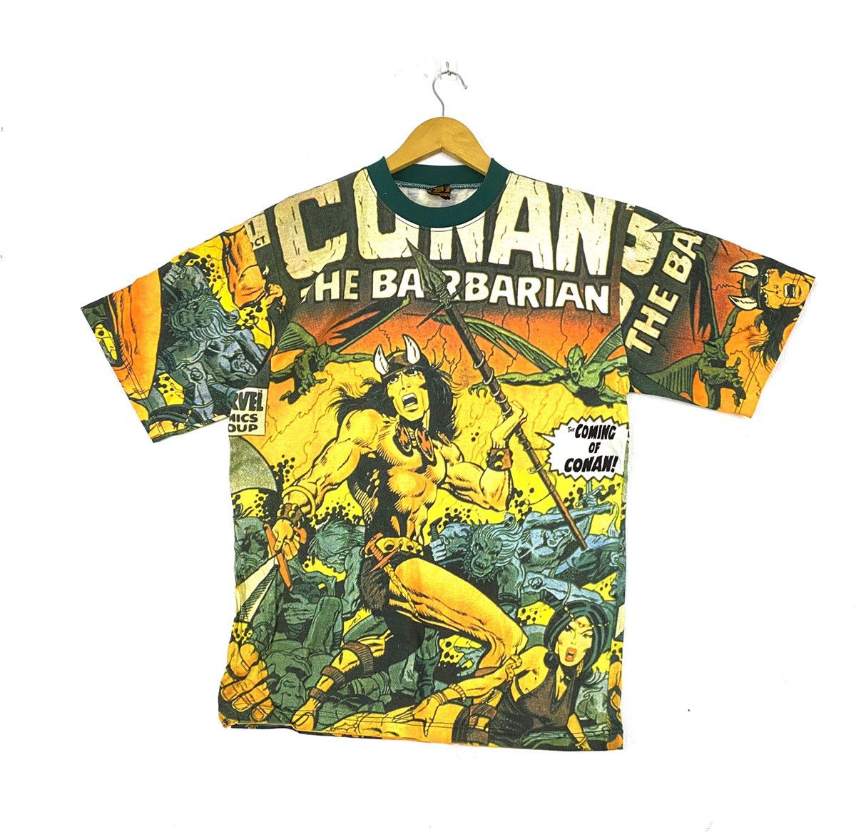 Cartoon Network vintage 90s conan the barbarian fullprint rare t-shirts Size US L / EU 52-54 / 3 - 1 Thumbnail