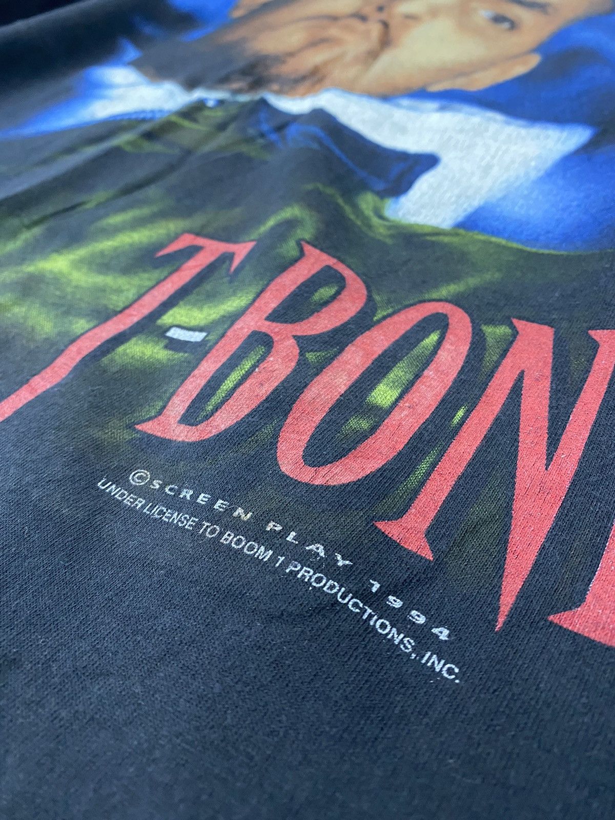 Band Tees vintage 1994 T-BONE rare design raptees hiphop t-shirts Size US L / EU 52-54 / 3 - 5 Thumbnail