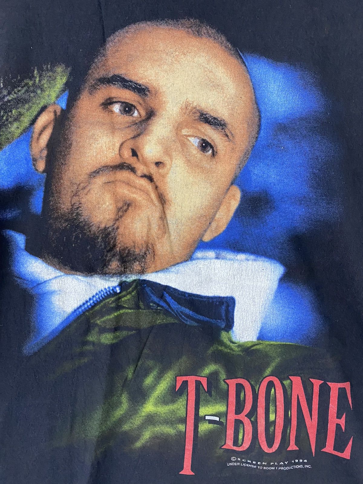 Band Tees vintage 1994 T-BONE rare design raptees hiphop t-shirts Size US L / EU 52-54 / 3 - 3 Thumbnail