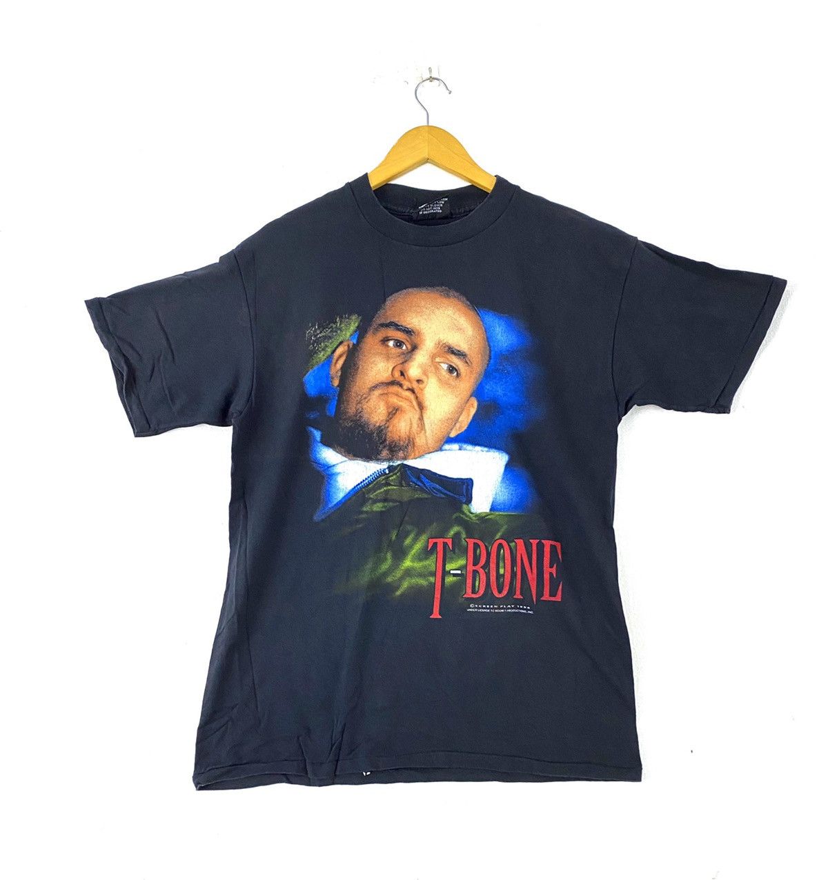 Band Tees vintage 1994 T-BONE rare design raptees hiphop t-shirts Size US L / EU 52-54 / 3 - 1 Thumbnail