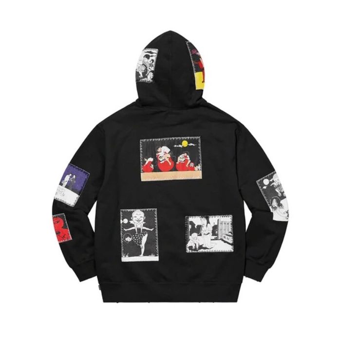 Supreme FW20 Supreme Toshio Saeki Hooded Sweatshirt Black X-Large