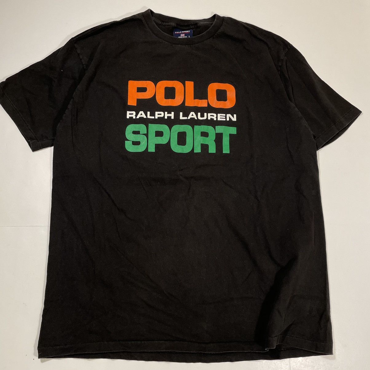 Polo Ralph Lauren Vintage Polo Sport Tee Shirt Size US L / EU 52-54 / 3 - 2 Thumbnail