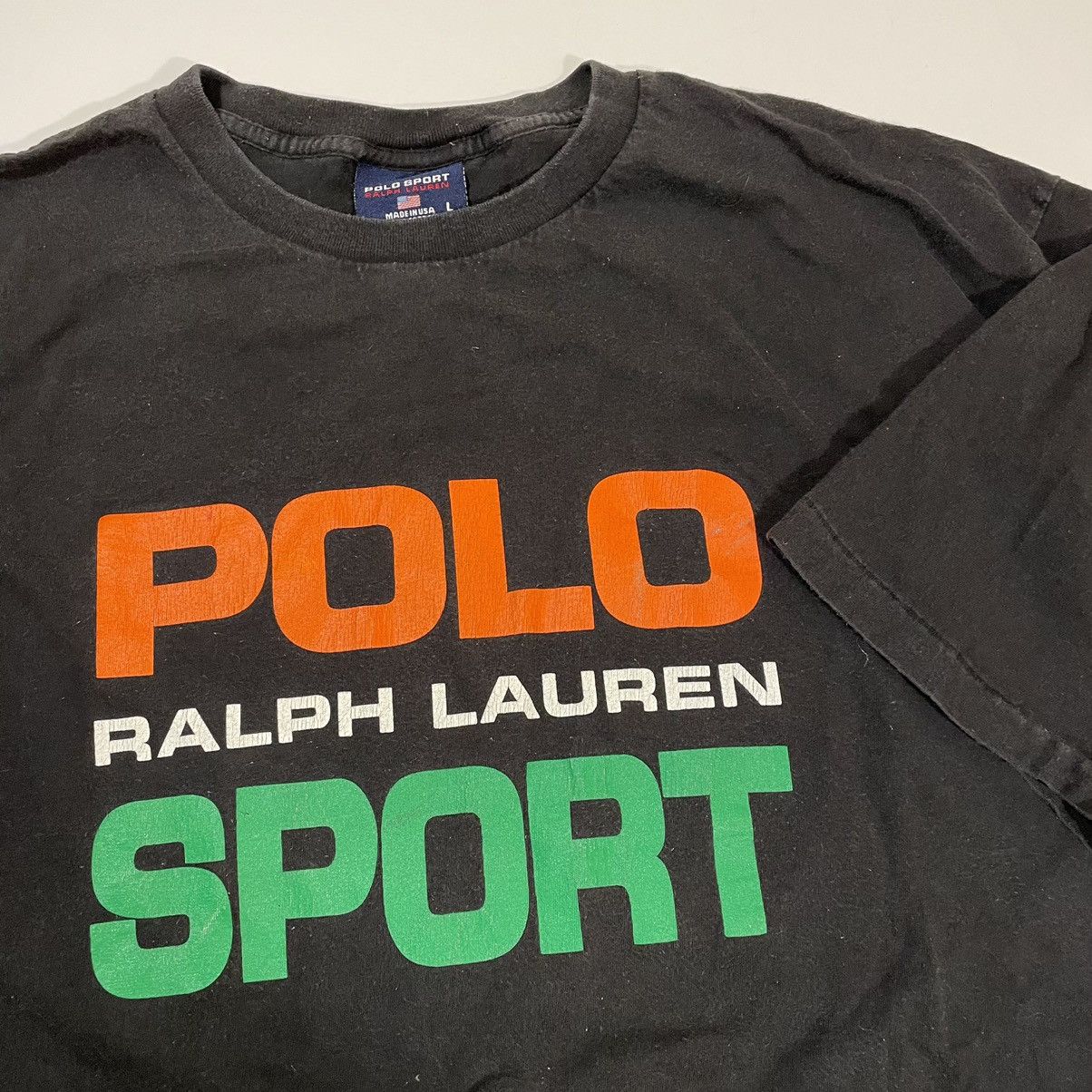 Polo Ralph Lauren Vintage Polo Sport Tee Shirt Size US L / EU 52-54 / 3 - 1 Thumbnail