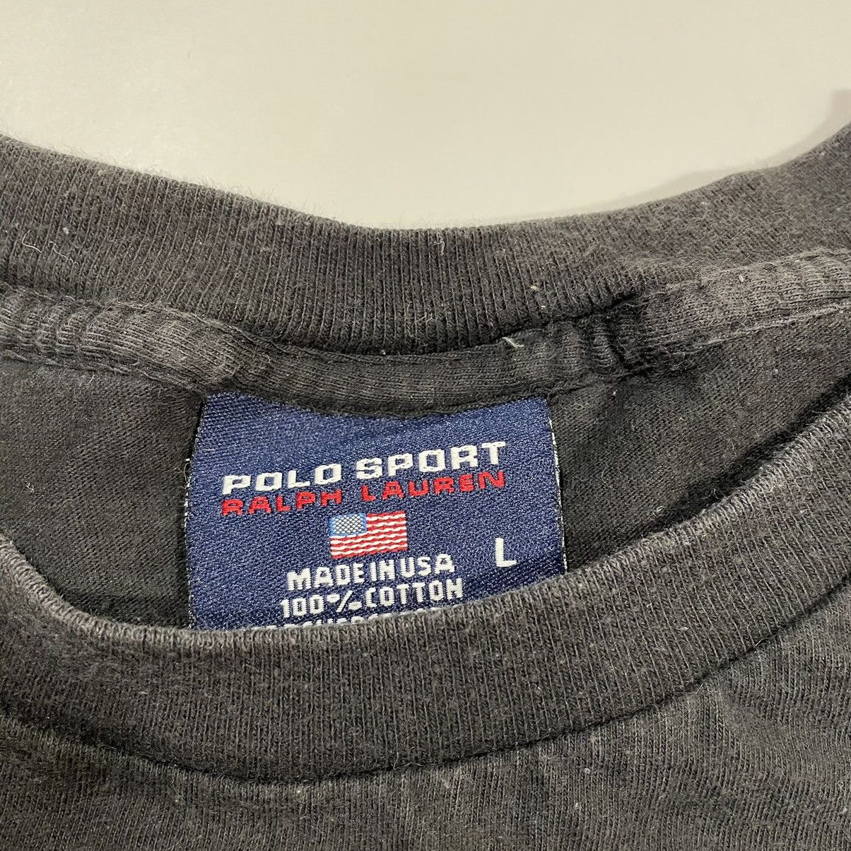 Polo Ralph Lauren Vintage Polo Sport Tee Shirt Size US L / EU 52-54 / 3 - 3 Thumbnail