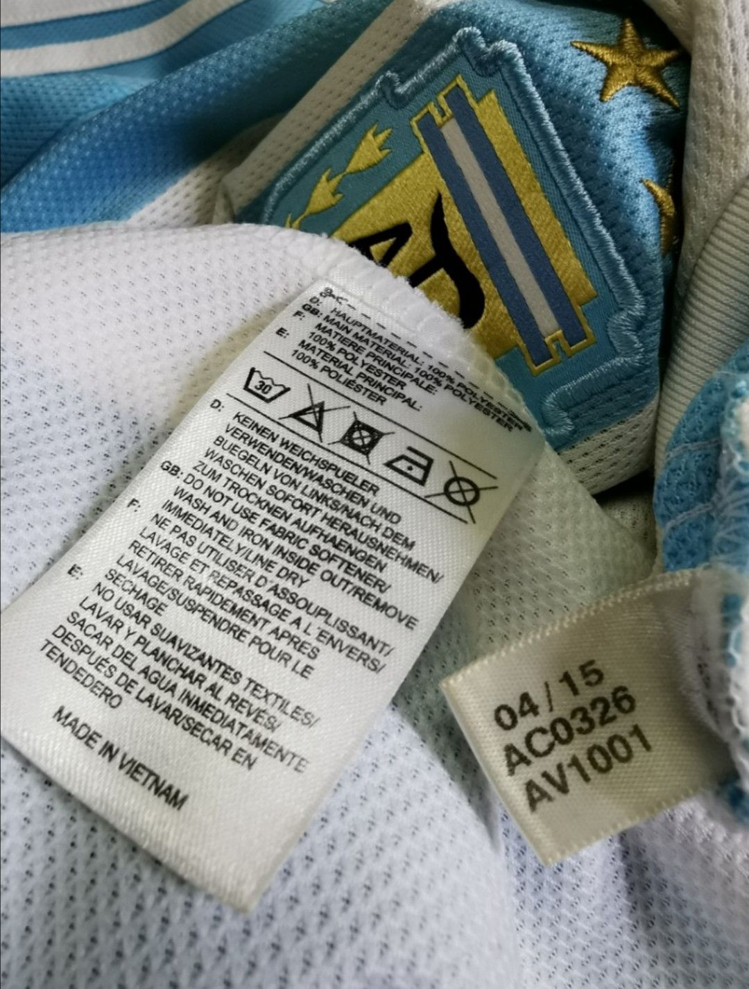 Adidas H Adidas X Argentina X Original Jersey Copa America 15 Grailed