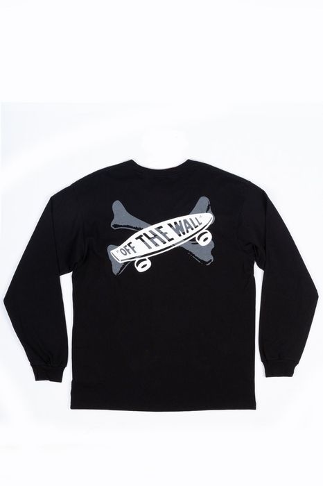 Vans VANS VAULT X WTAPS LONG SLEEVE TEE BLACK | Grailed