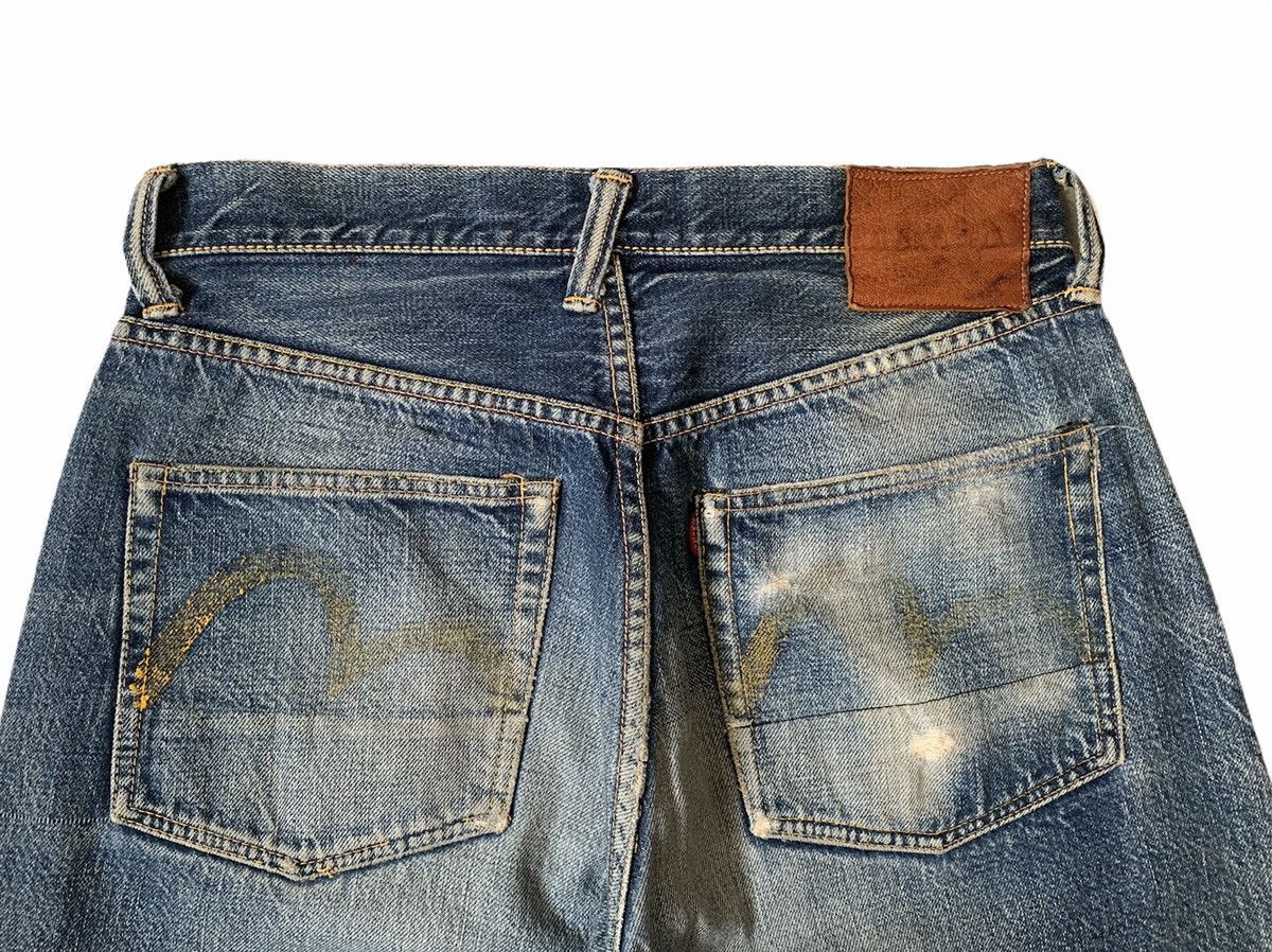 Evisu Evisu selvedge distressed broken denim indigo japanese Size US 31 - 3 Thumbnail