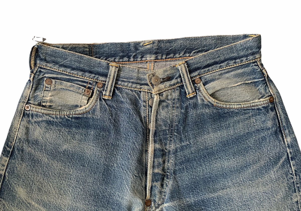 Evisu Evisu selvedge distressed broken denim indigo japanese Size US 31 - 4 Thumbnail