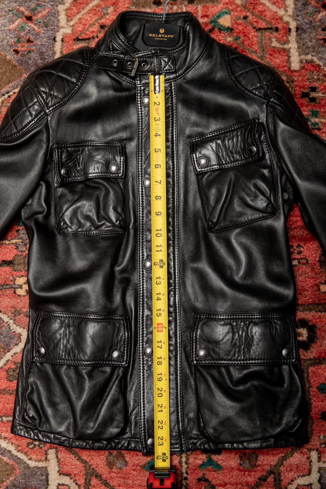 Belstaff Fieldbrook Leather Jacket Size US XS / EU 42 / 0 - 3 Thumbnail