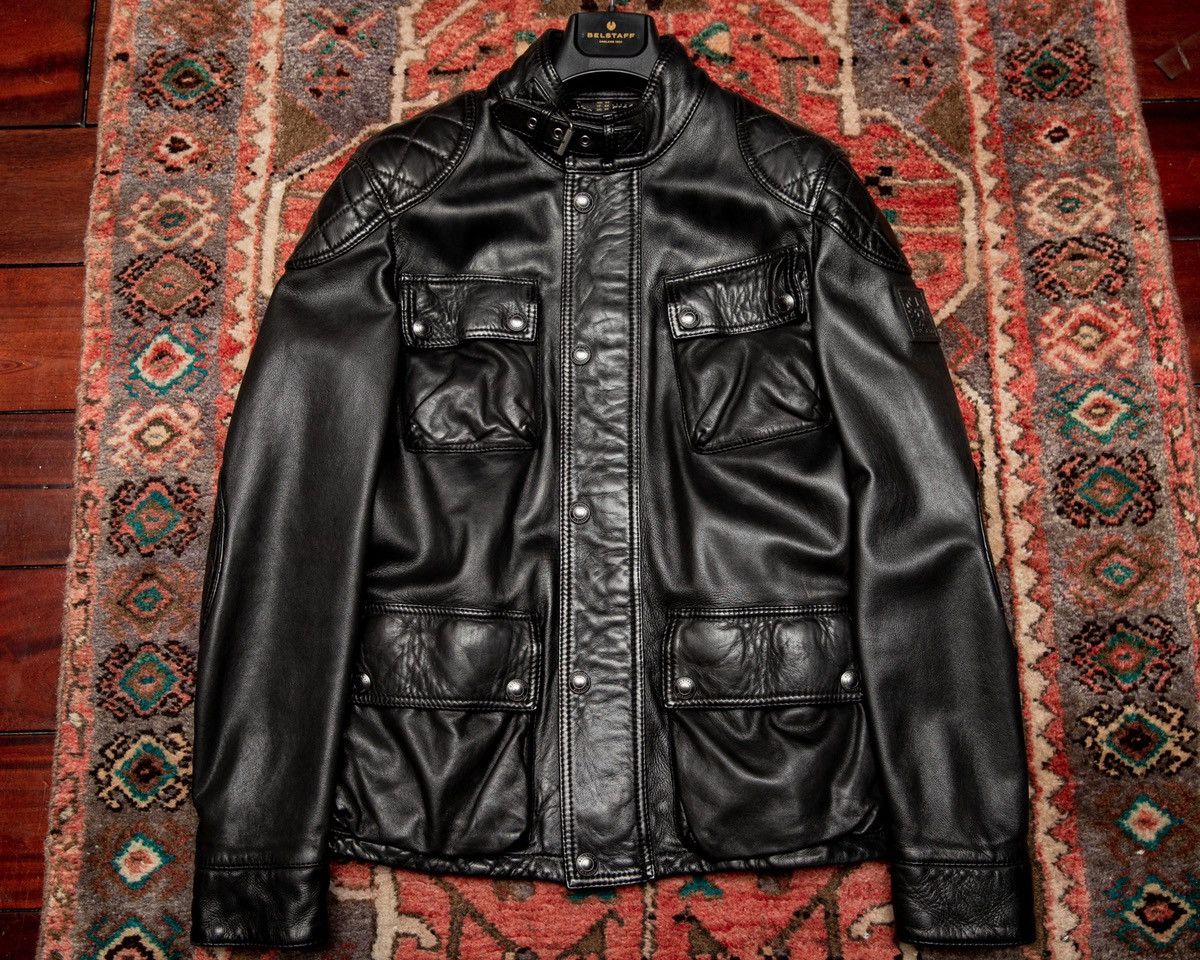 Belstaff Fieldbrook Leather Jacket Size US XS / EU 42 / 0 - 1 Thumbnail