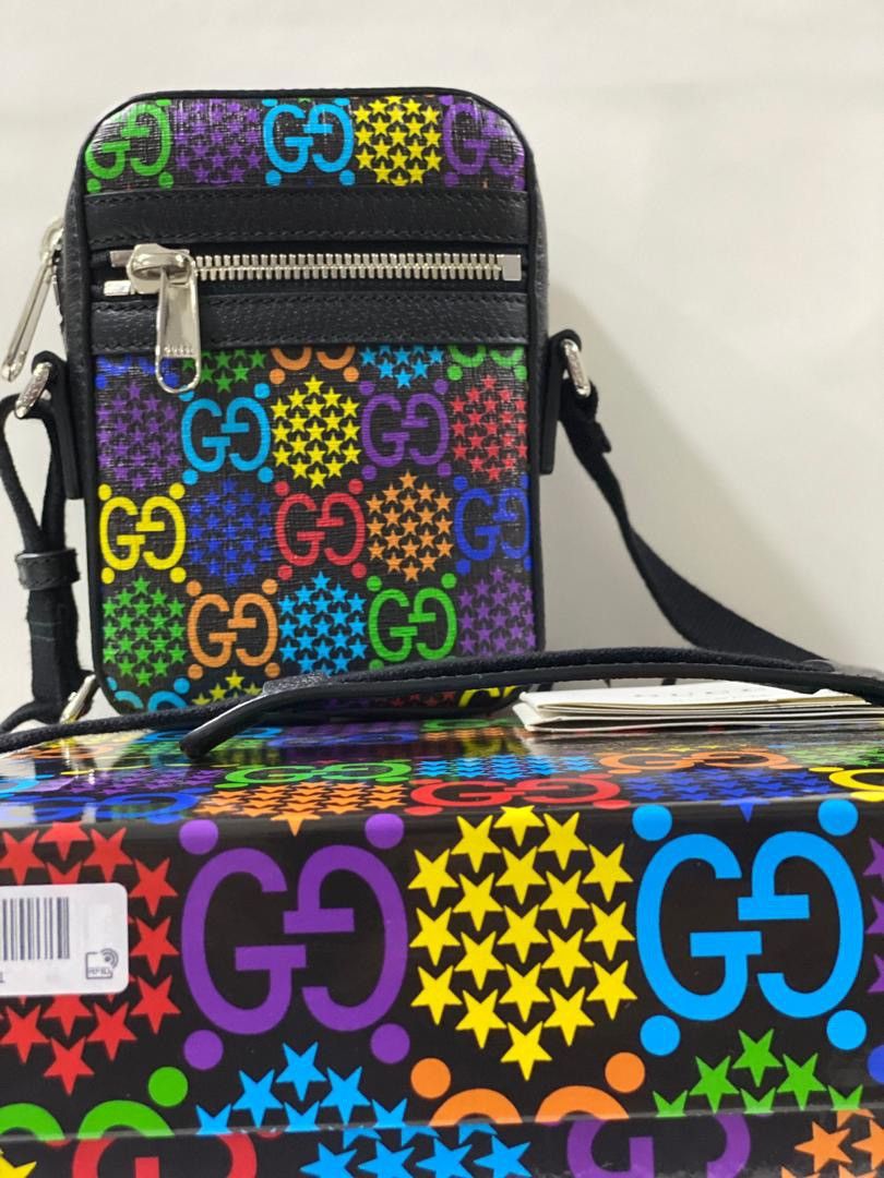 Best Offer Authentic GUCCI GG Psychedelic Shoulder Bag