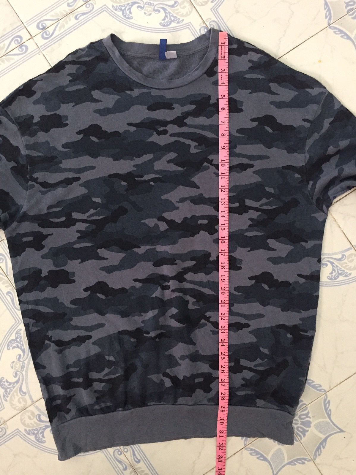 Divided × H&M Blue Camo Divided H&M Sweatshirt Size US L / EU 52-54 / 3 - 13 Thumbnail